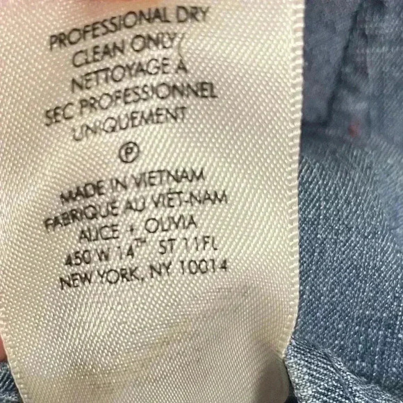 Alice and Olivia Anisa Sleeveless Chambray Denim Tunic Top Womens Size XS - Picture 8 of 8